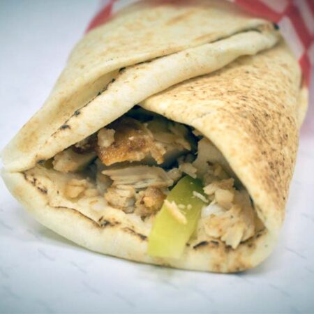 chicken shawarma wrap